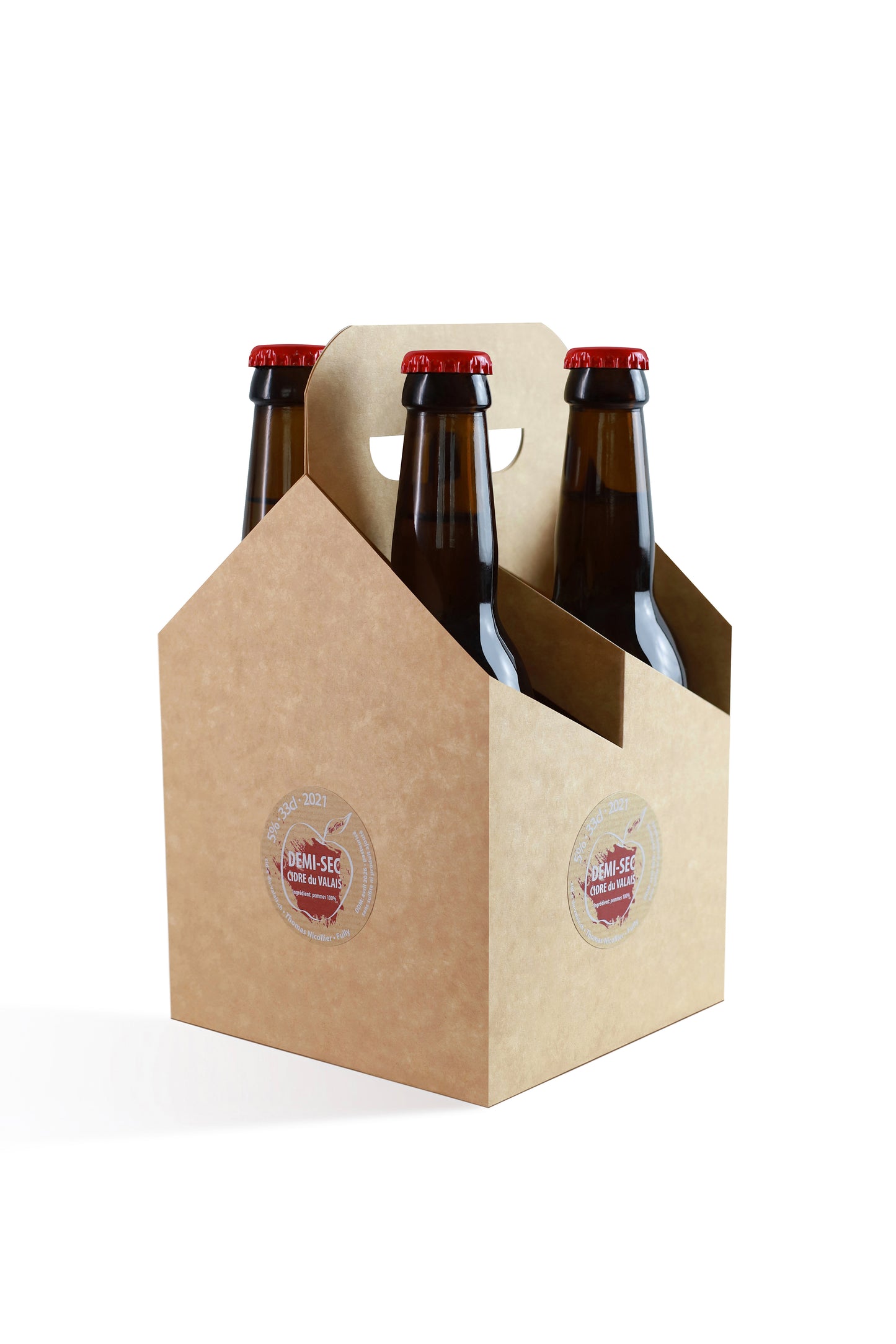 Discovery Pack – 2 Bottles of Artisan Cider, Brut & Semi-Dry (1 x 33 cl of each)