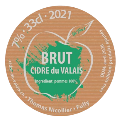 Discovery Pack – 2 Bottles of Artisan Cider, Brut & Semi-Dry (1 x 33 cl of each)
